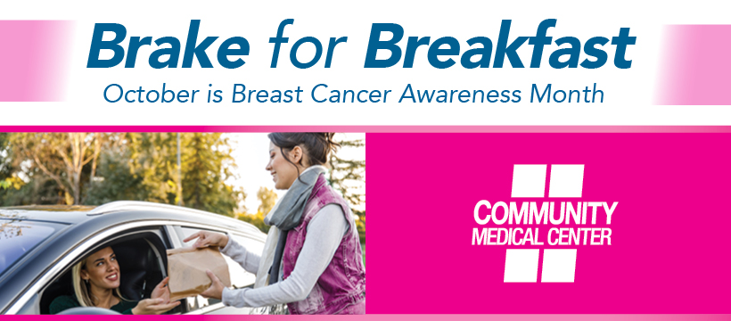 2697176 CommunityMed B4B Digital Assets 820x360 Brake for Breakfast a Breast Cancer Awareness month event