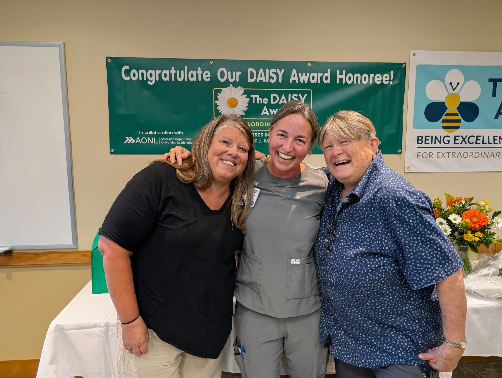Nurses, Kim (ER) & Jessica (ICU) Receive Daisy Award