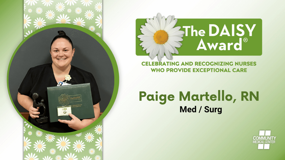 Page Martello, RN Receives DAISY Award