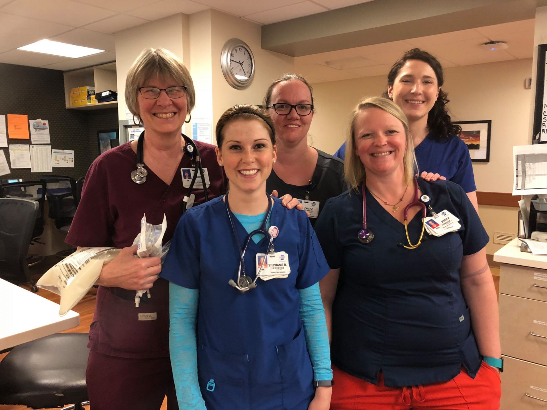 Team of hospital professionals Team of hospital professionals